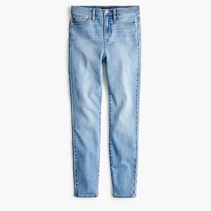 J crew high rise toothpick skinny jean